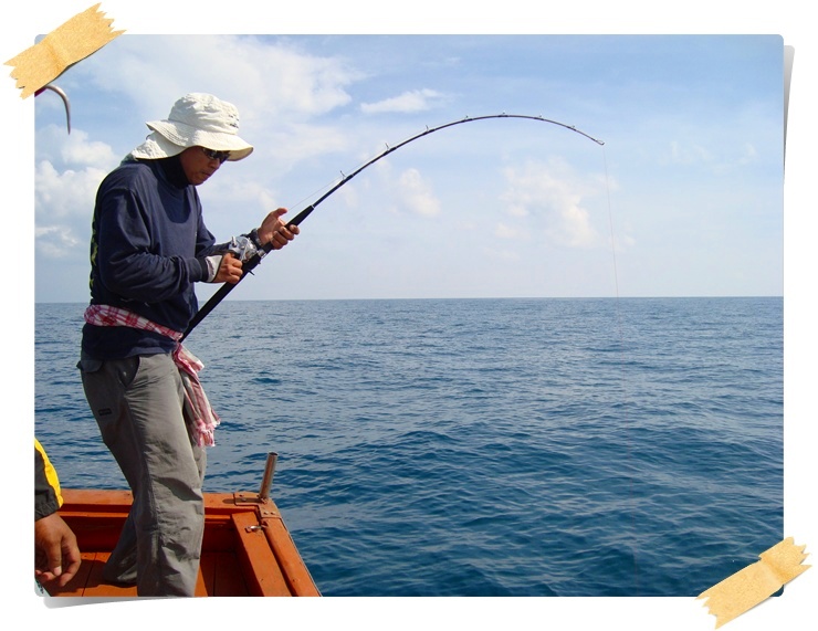   ปลาเกมส์ตัวแรกที่กินเหยื่อเรือทีมผมครับ