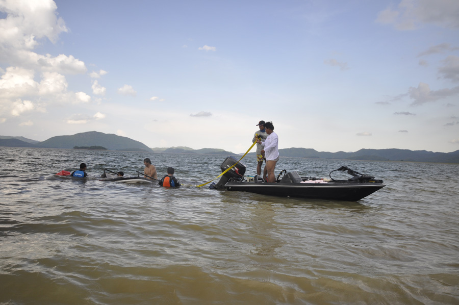 เรือเกยพื้นได้สำเร็จแล้วค่ะ :smile: