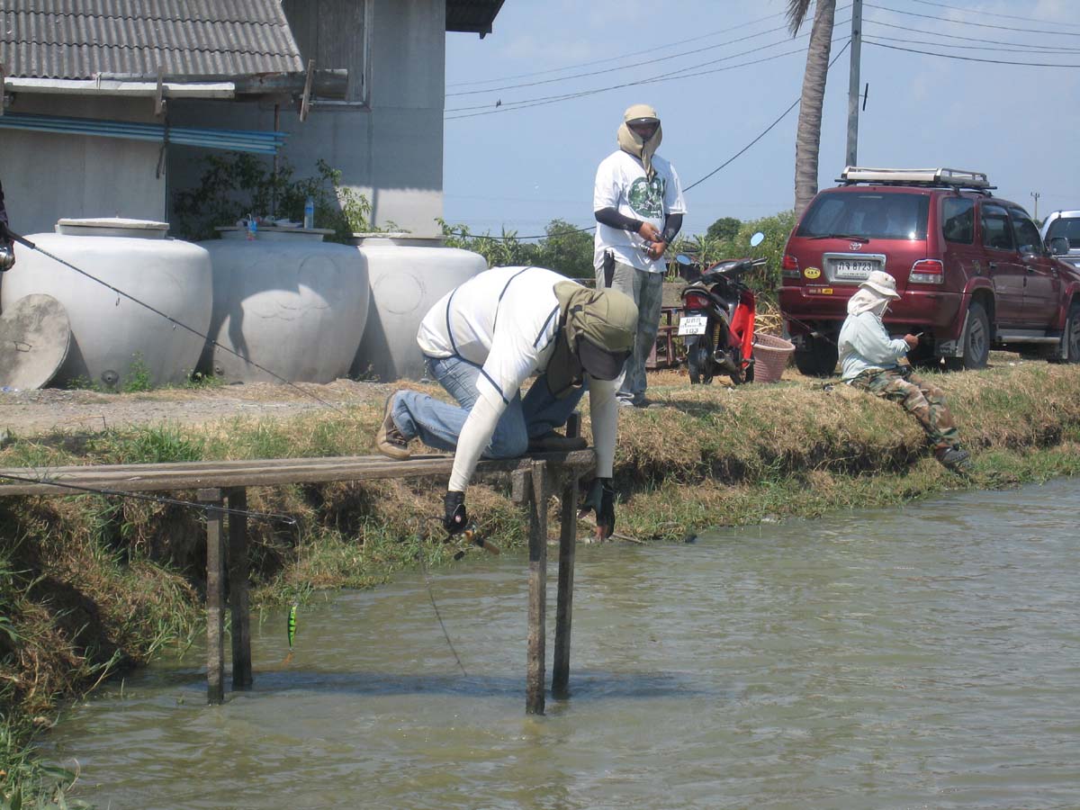 
เรื่องแค่นี้สบายมาก...น้าแม๊ก....ที่บึงสำราญ...ปลาบึกมุดแพกลาง

ผมยังตัดสายเอ็นเลย...ฮ่า...ฮ่า..