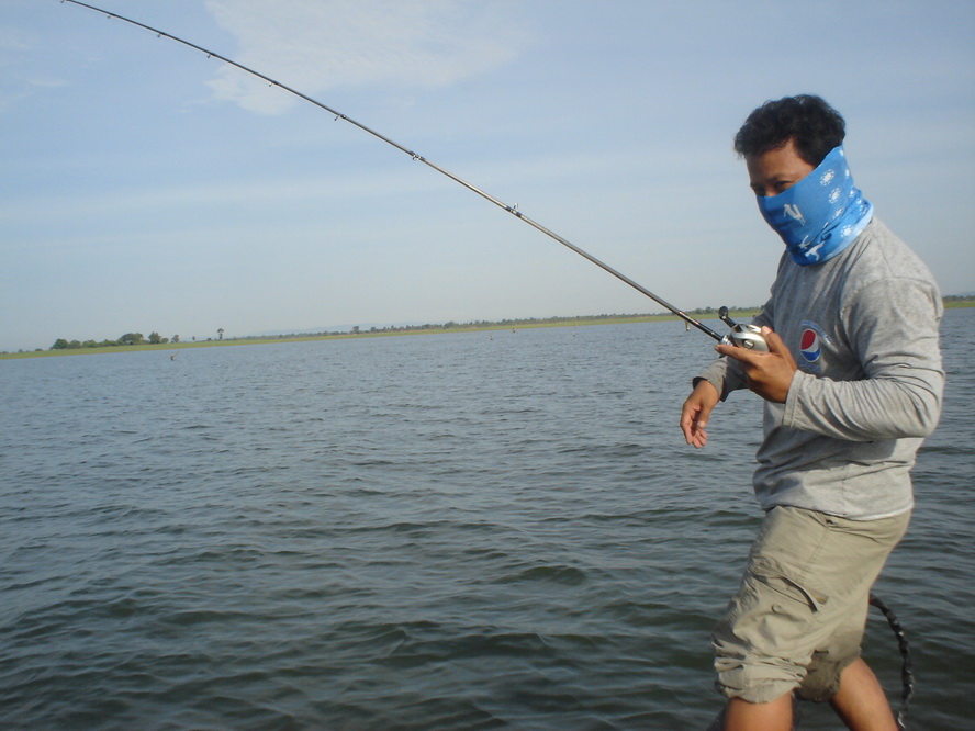 วิ่งเรือเข้าหมายมาได้ไม่นาน มีปลาขึ้นน้ำให้เห็น รีบส่งเหยื่อไปทักทาย

โดนครับ   :grin:

++++++++