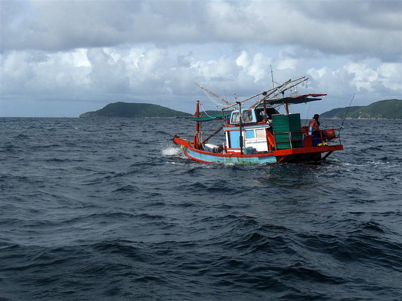  [b]หมายเรือจมตอนสายวันนั้น..มีเรือมารุมอยู่สี่ลำ หนึ่งในนั้นเรือไต๋สมชายมาทอดสมออยู่ใกล้ๆ..แต่ถ้าจะ