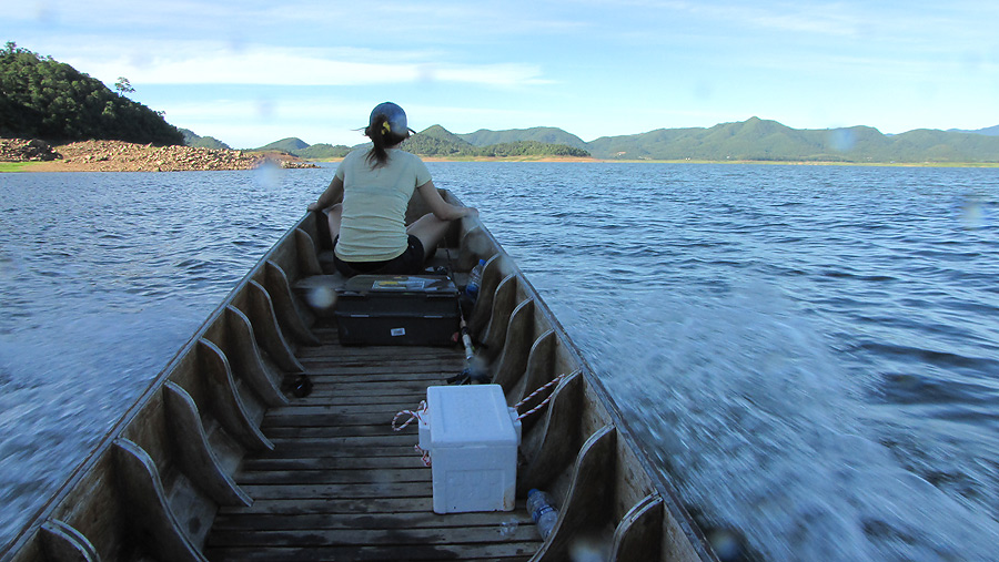 
    ไปอีกเกาะ...เราก็ปล่อยหนุ่มๆไปเดินเล่น   ให้น้อง ตีเบ็ดบนเรือดีกว่า  ปลอดภัยกว่า  คือเป็นไรไปผ