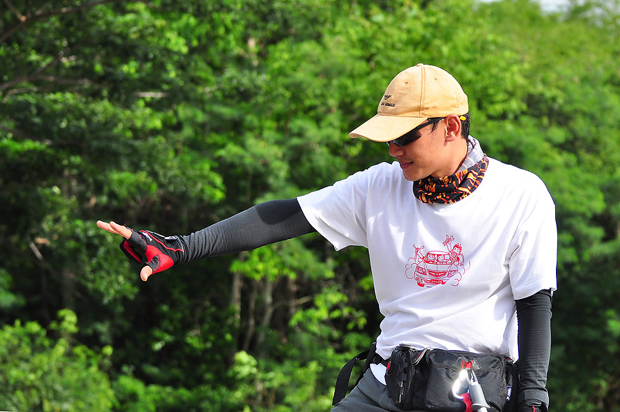 นายเต๋าเห็นท่าจะไม่ดีรีบปล่อยพลัง