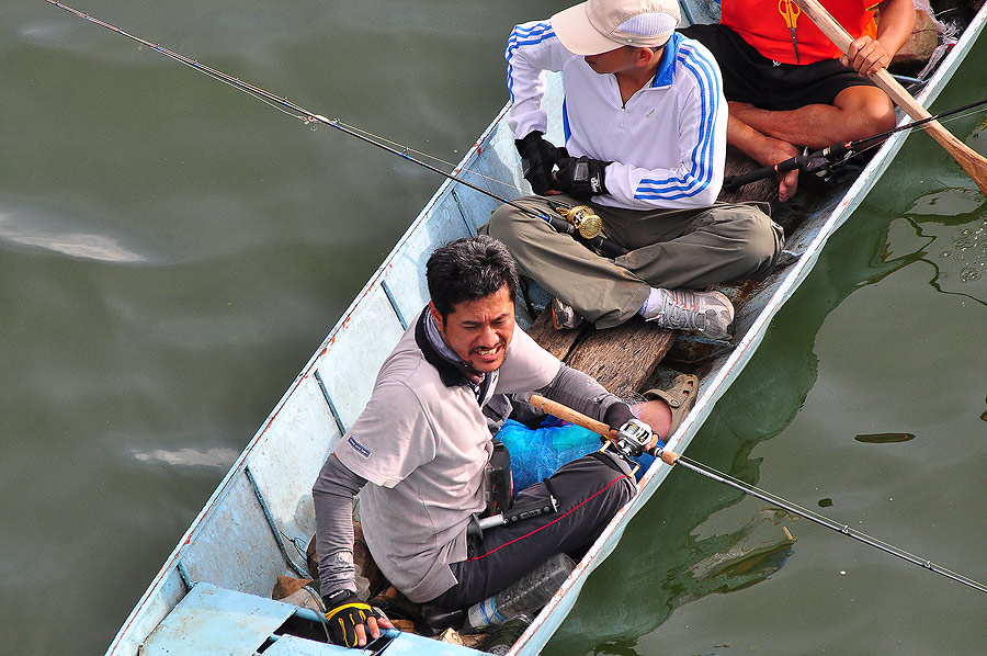 สีหน้าแบบนี้ไม่เหมือนตอนเรือออกไป