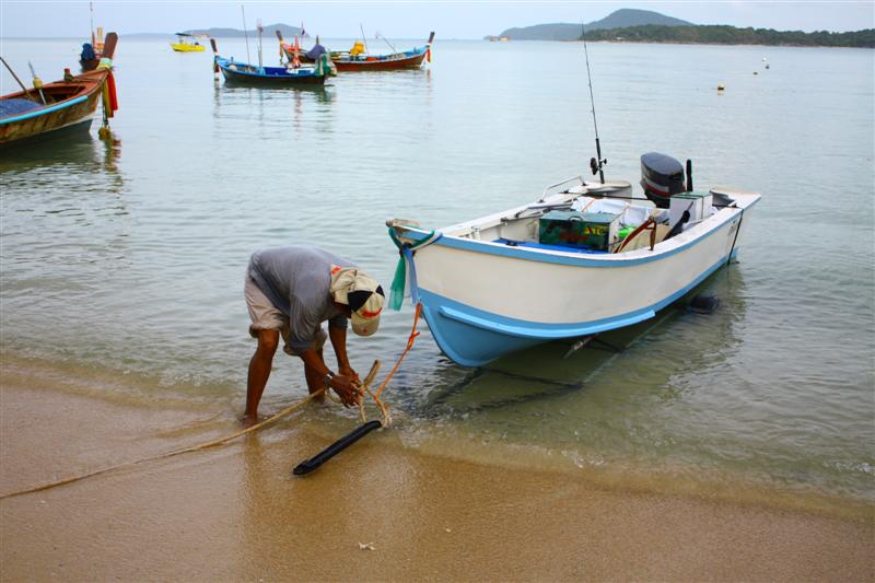 ตัดมาตอนเอาเรือขึ้นเลยครับ      ใช้ คา