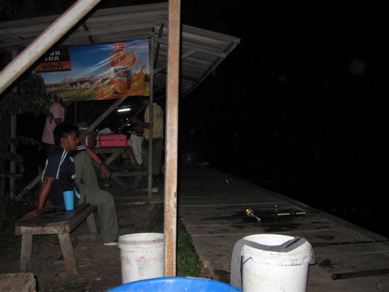นั่งรอน้องปลา...เอาปลาสวายละกันนะน้