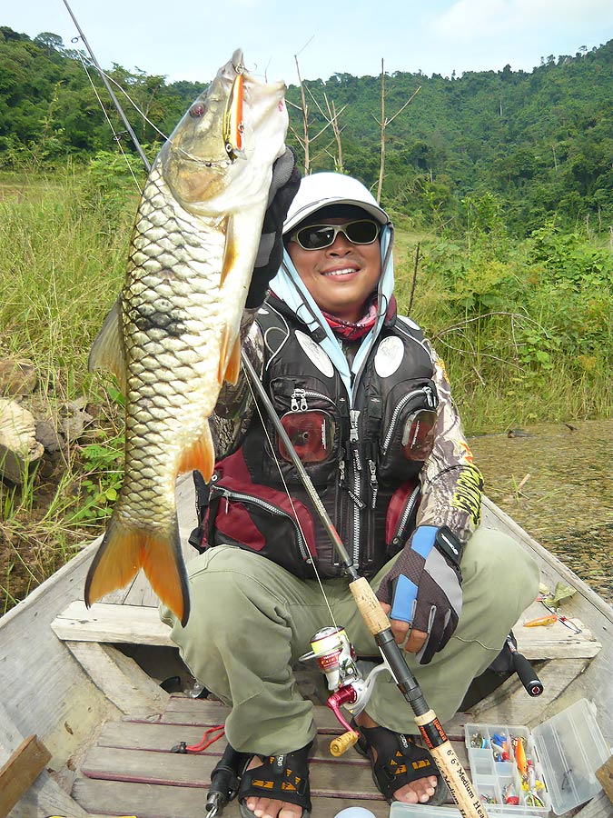 เหยื่อตัวนี้สร้างโทรฟี่ให้กับผมมาหลายครั้ง ผมชักจะรักมันซ่ะแล้วสิ  L-MINNOW  :love: :love: :love: :l
