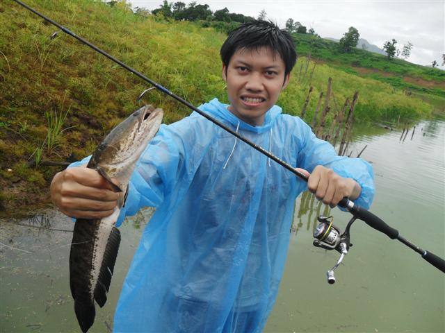 เอาเรือเล็กไปตีเหยื่อมา....ได้ต้มยำหม้อนึงละตู :cheer: :cheer: