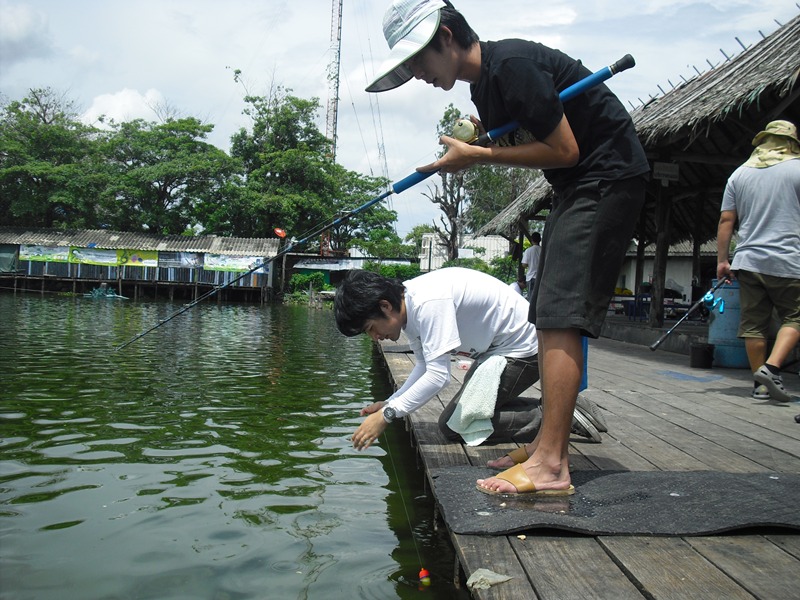 โธ่ๆๆ ปลาดันมุดแพอีก น้าแจ๊คกำลังจูงมันออกมาอยู่ สู้ๆครับน้าเติร์ก  :grin: :cheer: