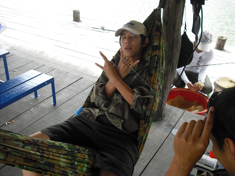 ส่วนน้าเติร์กของเราปลาไม่ค่อยกินเ