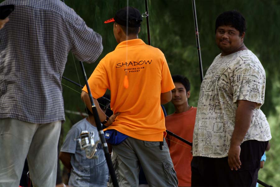 เหล่านักตกปลาเท่าที่ถ่ายภาพได้ มีอ