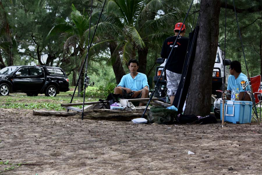 เหล่านักตกปลาเท่าที่ถ่ายภาพได้ มีอ