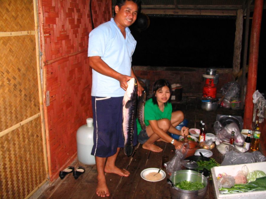 นำมาแปรสภาพเป็น ลาบชะโด 