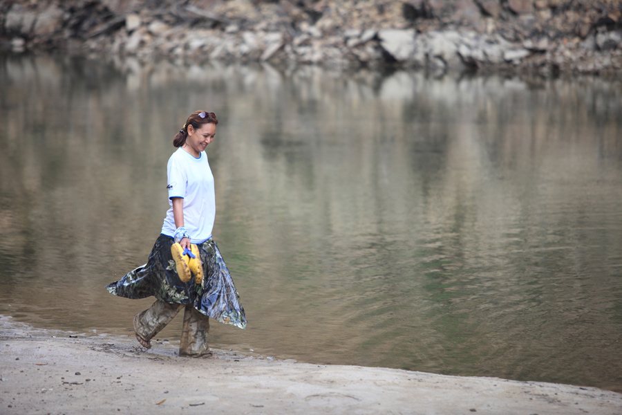 ถึงเรือสักทีค่ะ เย้ ! :laughing: