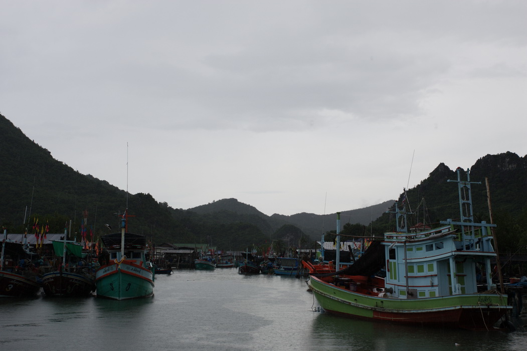 บรรยากาศตอนฝนตกยามเย็น ณ.คลองบางปู      :rose: :rose: :rose: :rose: