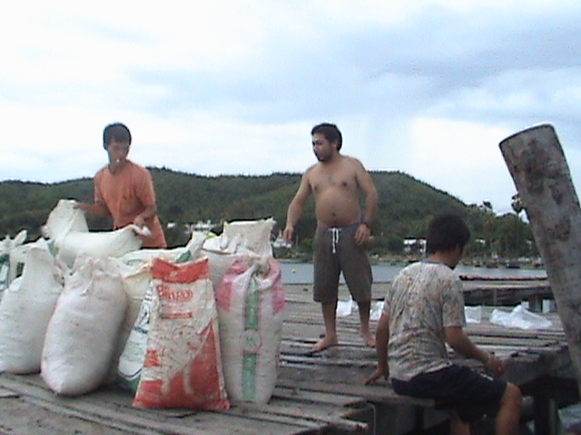 ขนของ ลงเรือ จ้า :kiss: :kiss: :kiss: :kiss: