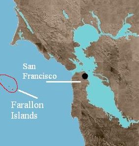 Here it is. Farallon Islands