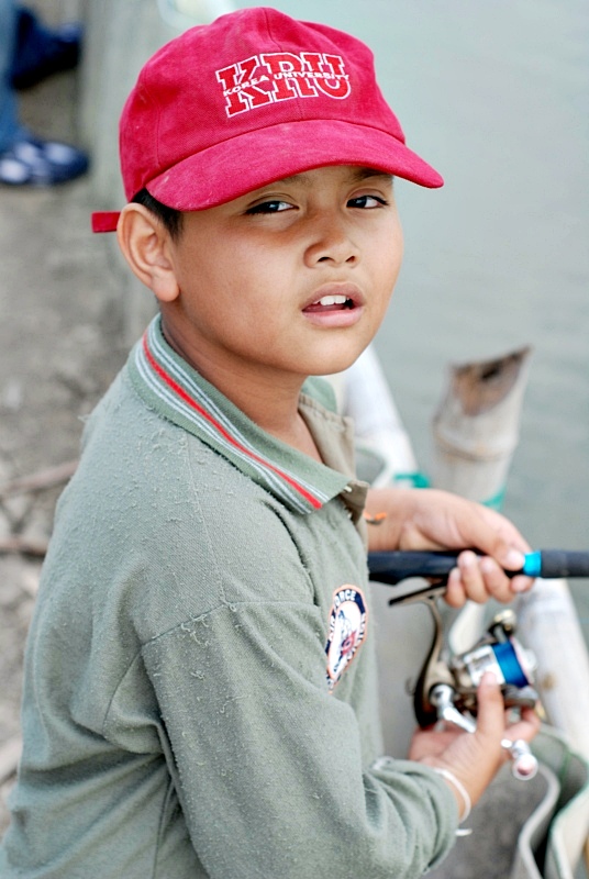 น้องเค้าก็เดินมาตีหน้าบ้าน..ผมก็เลยกดซะ 1.2.3 