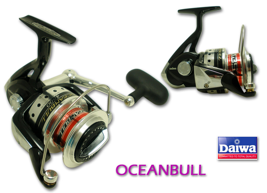 
 Daiwa รุ่น OCEANBULL

model	Bearing	Ratio	Line (lb/m)	Wt(g)	Drag(Kg)	
4500	3+1	4.6:1	        2