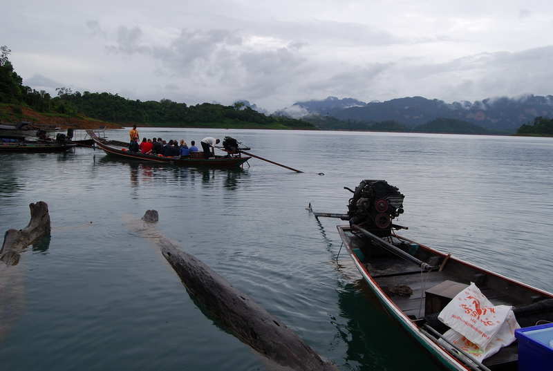 เรือนักท่องเที่ยวเยอะครับ วิ่งกันตลอดเลย