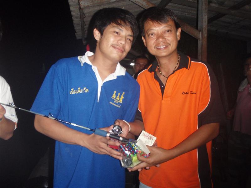 รับรางวัลไปเลยคร้าบบบบบ....ยินดีด้วย...มีอย่างที่ไหนรางวัลเพียบเลย..ปลาก็ตกไม่ได้... :laughing: