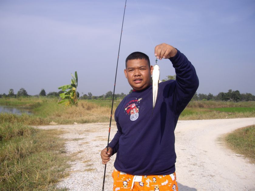 ผมโดนปลาช่อนคนแรกเลยครับ