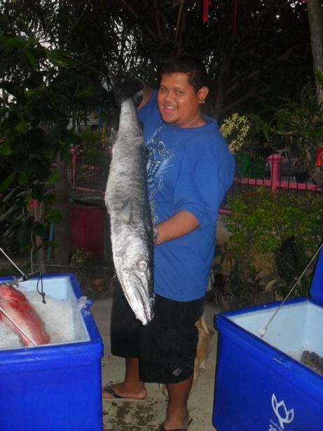 สากใหญ่จากกำพวน...15 kg ( ตีเหยื่อปลอมนะ..