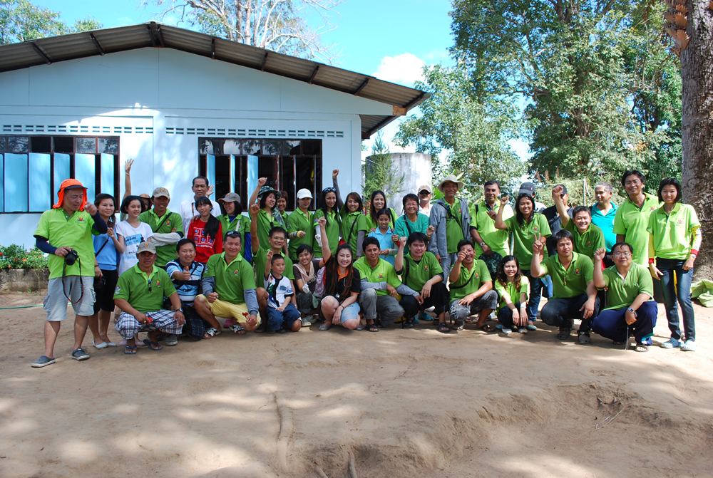 สมาชิกทุกคนถ่ายรูปที่ระลึก ร่วมกัน ก่อนเสร็จสิ้นภาระกิจ
ทุกคนมาด้วยจิตศรัทธา จิตอาสา เพื่อพฒนาเยาวช