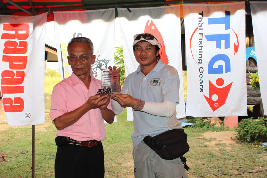 ยินดีกับนำด้วยนะครับกับรางวัลที่ 3 ปลากระสูบครับ