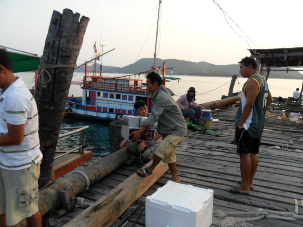 ลูกพี่ใหญ่แสมสาร(น้าใหม่)มาส่งขึ้นเรือ