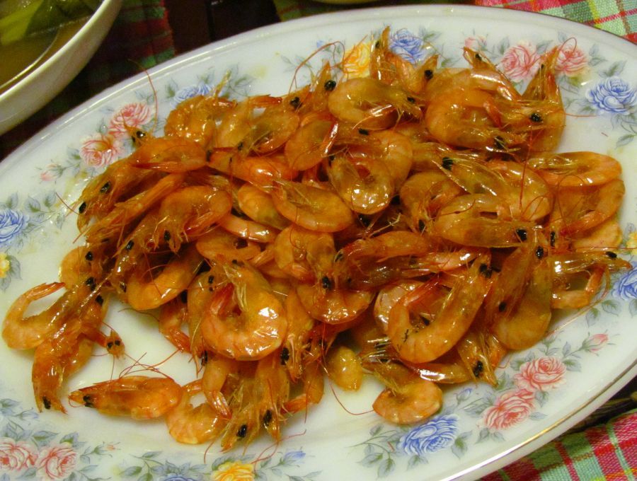 กุ้ง  ที่เหลือ จากที่สั่งเหยื่อไว้  30