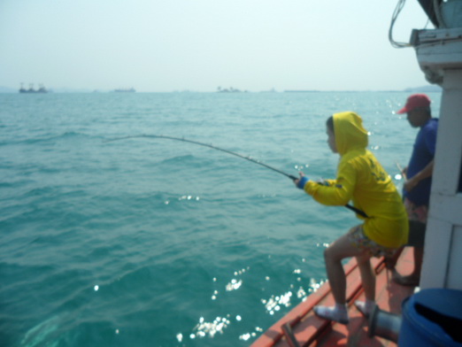 และแล้ว และแล้ว รอกทางด้านข้างเรือก็ส่งเสียงร้องออกมา ด้วยความคล่องตัวของไต๋ รีบวิ่งไปจัดการกับเจ้าต