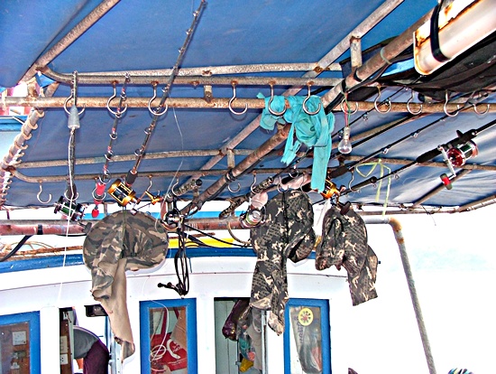 ที่เก็บคันเบ็ดแบบเรือทั่วๆไปดีจัง