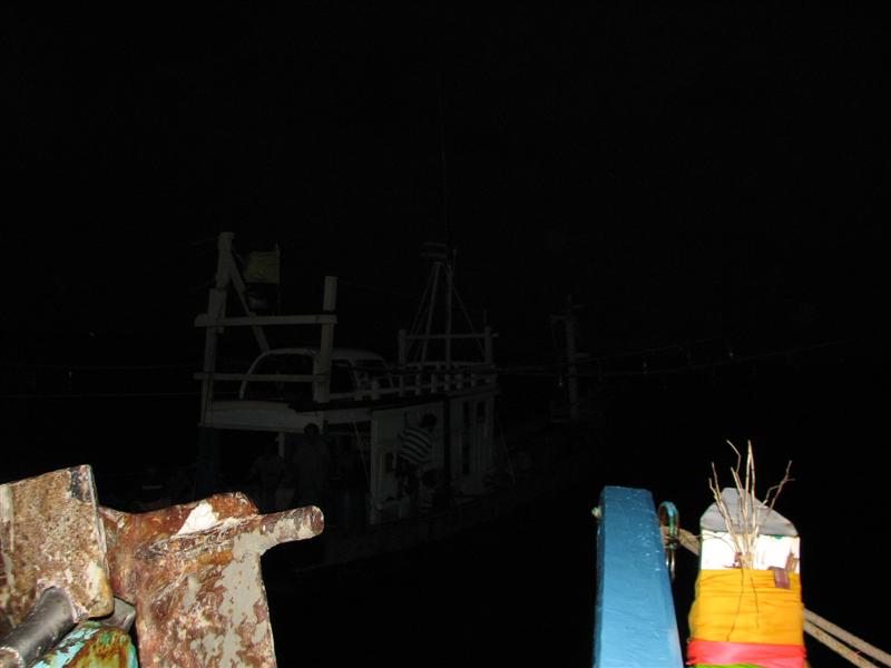 นั่งเรือมาไม่นานก็ถึงเรือไดที่เรา