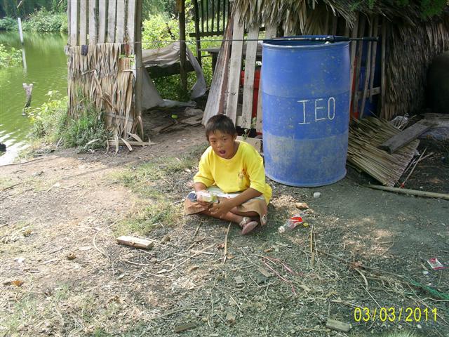 เจ้าถิ่นประจำบ่อ  น้องสายัณท์...... :grin: :grin: