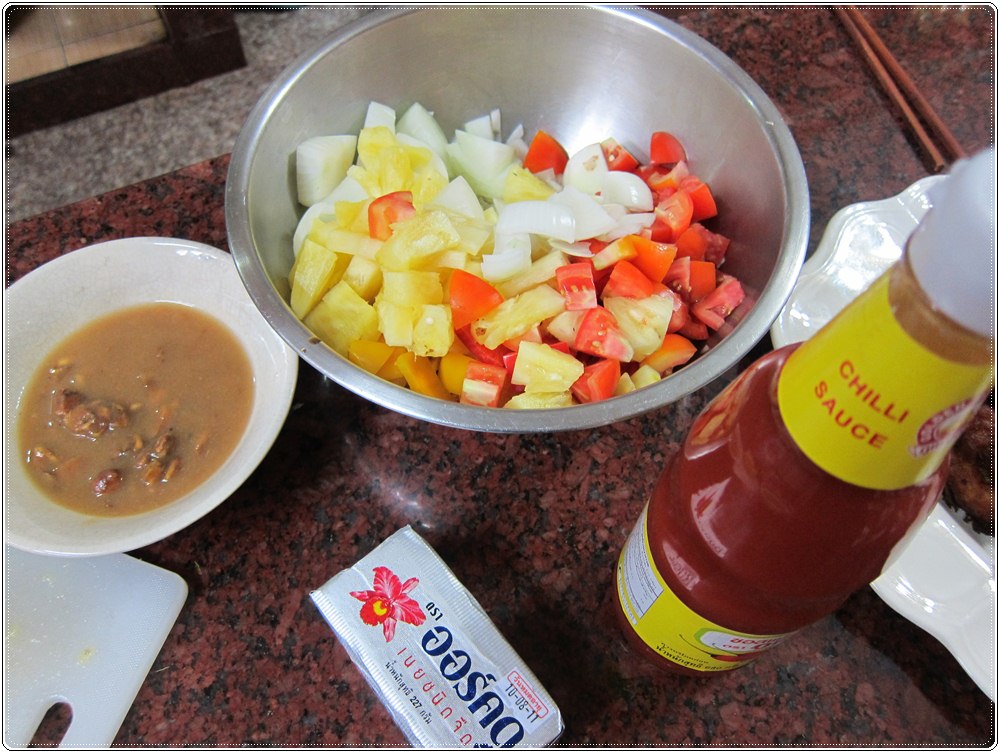 เครื่องผัดเปรี้ยวหวาน