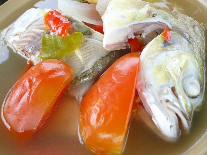 อร่อยอีกแล้วครับปลาสดทำต้มยำน้ำใส