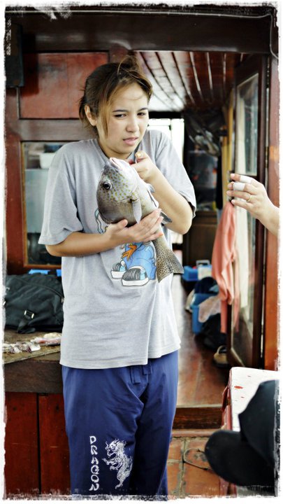 collectionในการถือปลาถ่ายรูปครั้งแรกของเชอร์รี่ ก็มีเท่านี้ :laughing: