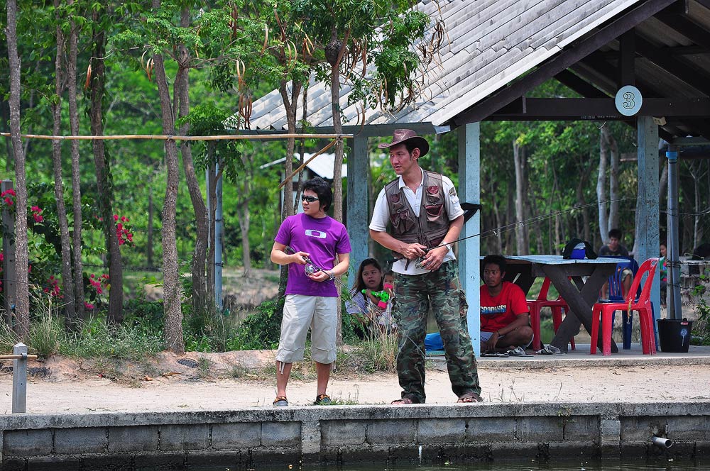 นายแบบกำลังตกปลากัน :grin: