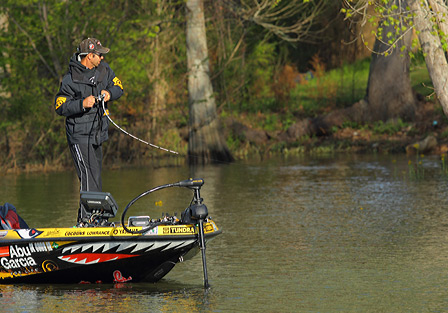 Mike Iaconelli ไม่ดีมาหลายสนาม แต่สนามนี้ท่า