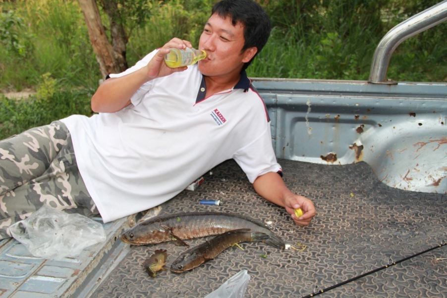 

 สบายใจตัวใหญ่ กัด Fatrap  กระโดดสามทีไม่มีหลุด .....  :umh: :umh: :umh: :umh: