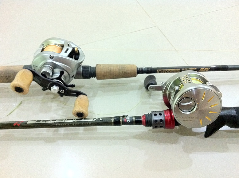 หัดตี   รอก penn 4200 ss + คัน fenwick Eagle GT wt 4-12 ปลาช่อน
3 เดือนให้หลัง  Daiwa Aggress + คัน