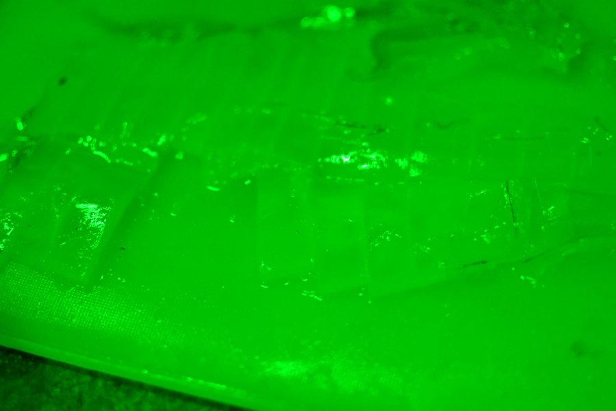  [b]หมึกใสๆกับแสงสีเขียว ตอนนี้ผมดูแล้วกลับอยากกินวุ้นน้ำเขียวเย็นๆ[/b]