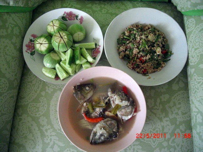 ทำเสร็จแล้ว น้า ๆ ไปกินข้าวกัน :grin: :grin: :