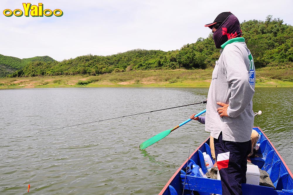 ท่านเทพปลาเขื่อน วันนี้เหนื่อยแน่ๆออกเรือก็สายป่านนี้ปลากลับรังกันหมดแระแดดร้อนๆแบบนี้ :grin: :grin: