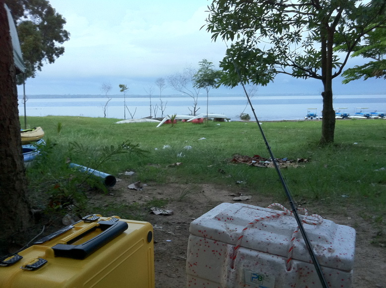 ไปถึงท่าเรือ อากาศดีมากๆครับ 
