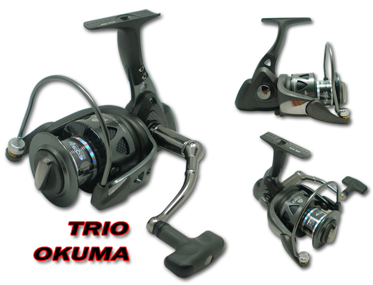 OKUMA  TRIO

    รอกสปินนิ่ง OKUMA รุ่น TRIO  รอกระบบ Twin Drag ยอดนิยมทั้งใน ยุโรปและ USA  มียอดจ