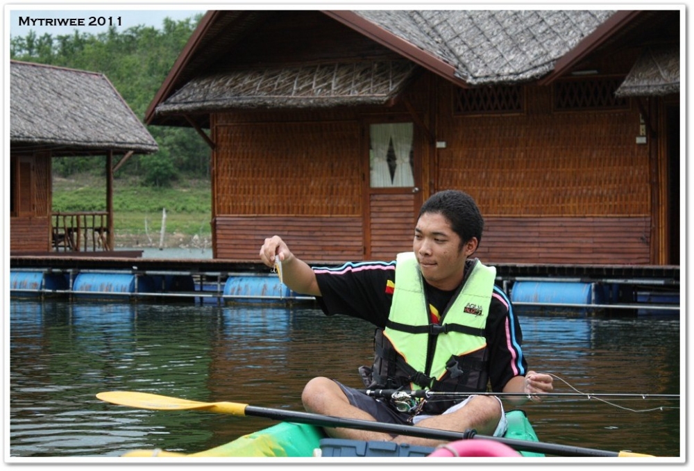 ป๊อปตัวเก่งของปอ วันนี้จะพายคายักไปเอากระสูบใหญ่ :grin: