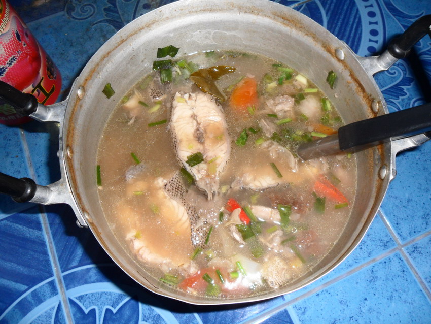 และแล้ว เราก็ได้ต้ำยำปลาเก๋าหม้อให