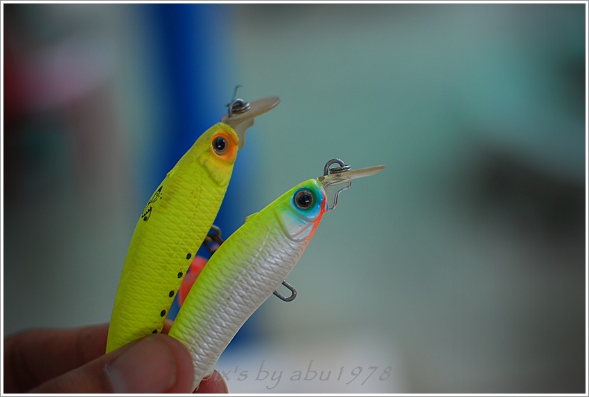  [center] [b]ตัวนี้DUEL LIVEBAIT REAL MINNOW เป็นยางครับ ตัวซ้ายเรืองแสงวิ๊งๆ.... :love:[/b][/center